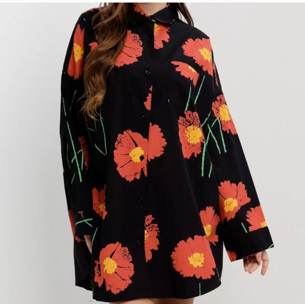 Obey Oversized  Shirt XS/S - Picture 4 of 7